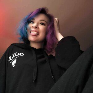 Ouija Sweat Set: Cropped Oversized Hoodie M & High Waisted Straight Pants S